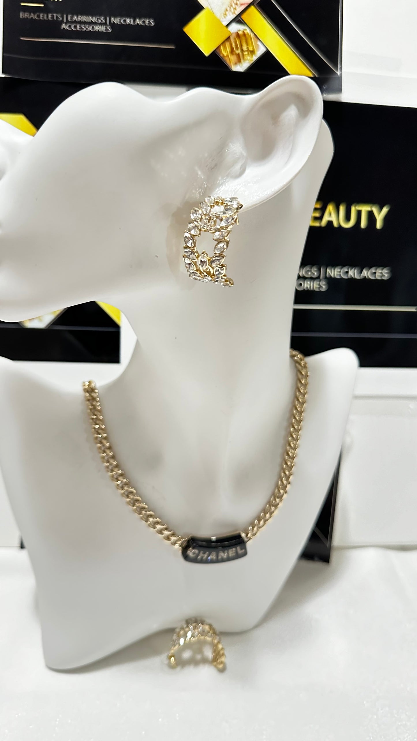 Letter CC Necklace