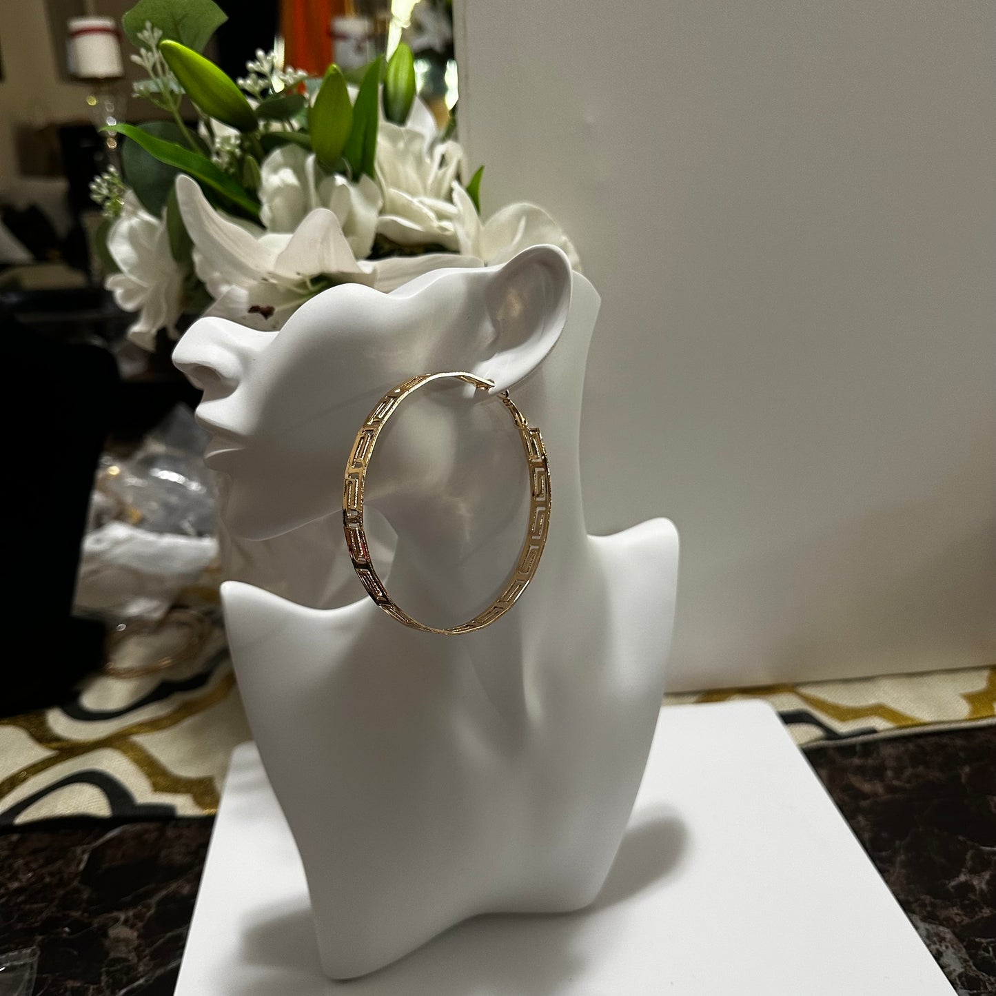 Gold Plated Hoops
