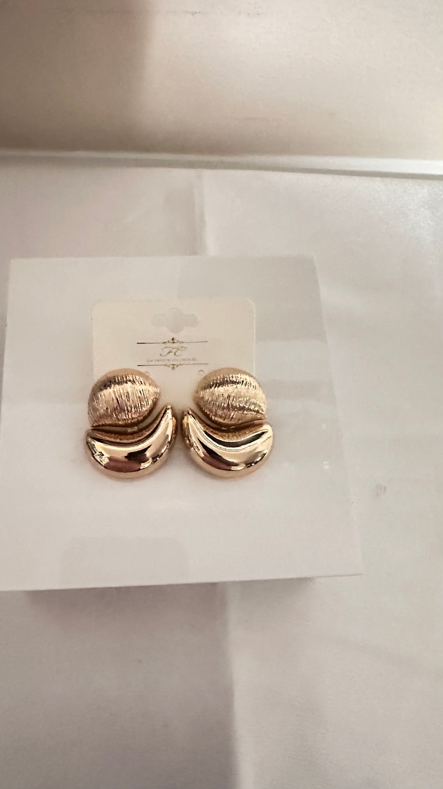 Gold Stud Earrings