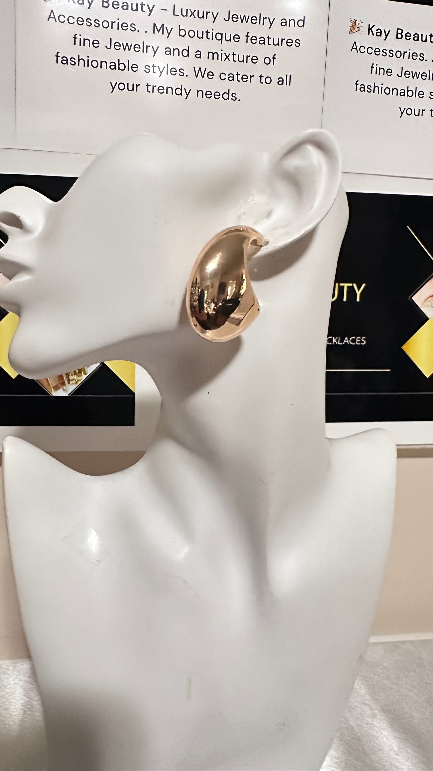 Stainless Steel Banana Earrings