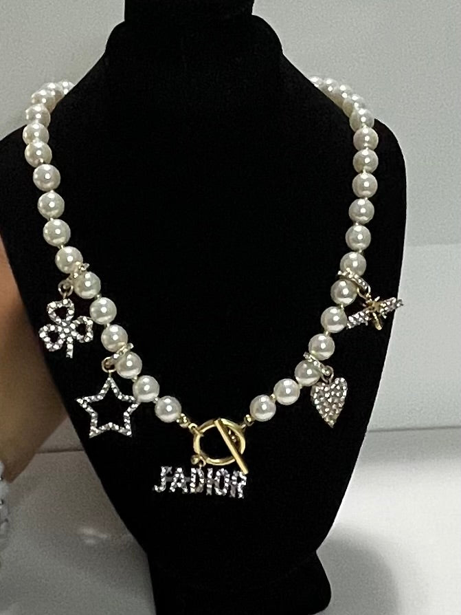 Pearl + Charms Necklaces