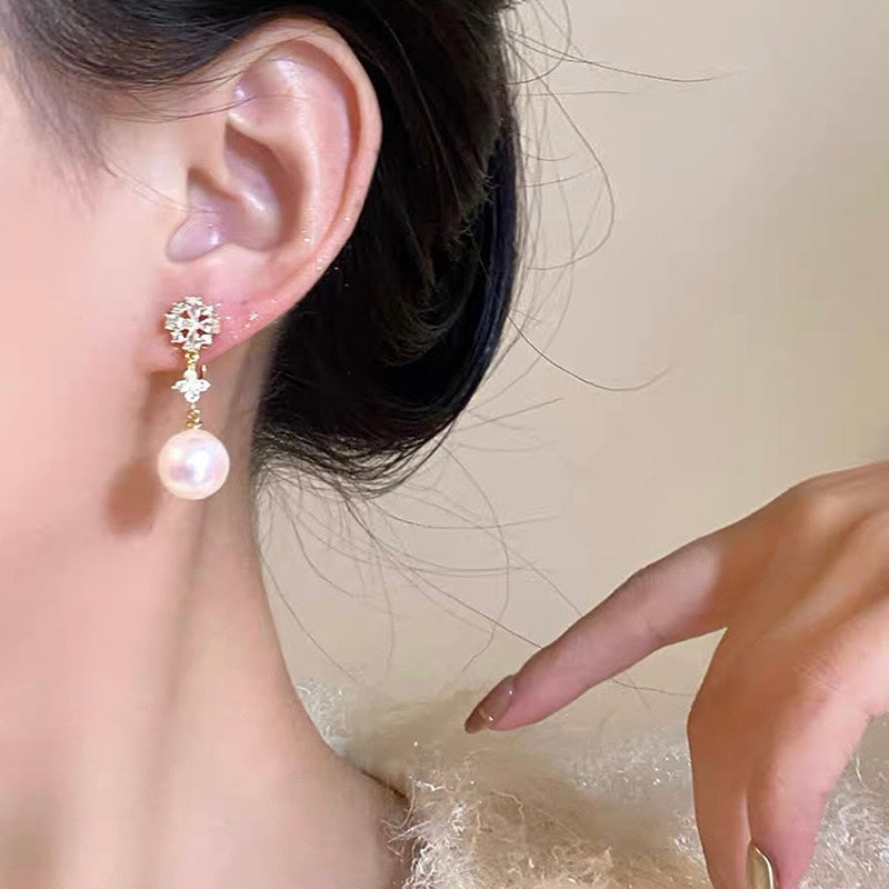 925 Sterling Silver Pearl Earring