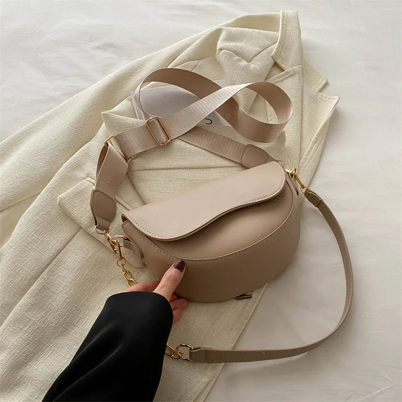 Fashion Double Straps Shoulder Bag