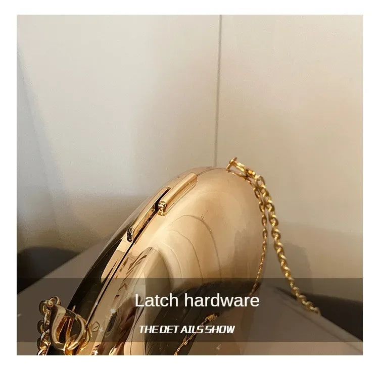 Acrylic Shell Shape Clutch Bag