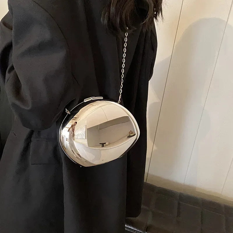 Acrylic Shell Shape Clutch Bag