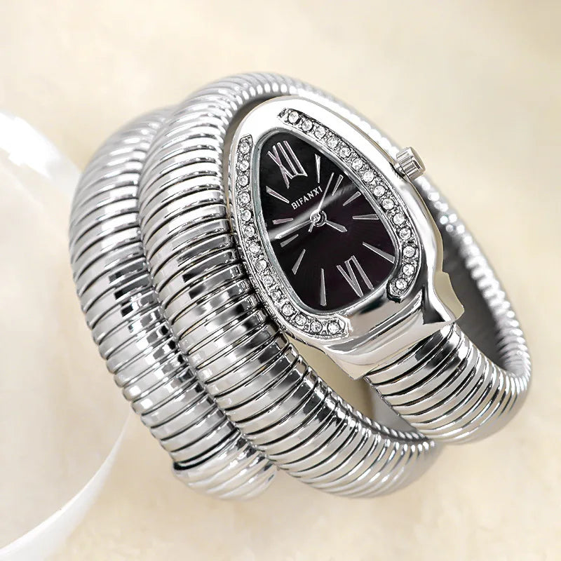 Unique Snake Shaped Watch Women