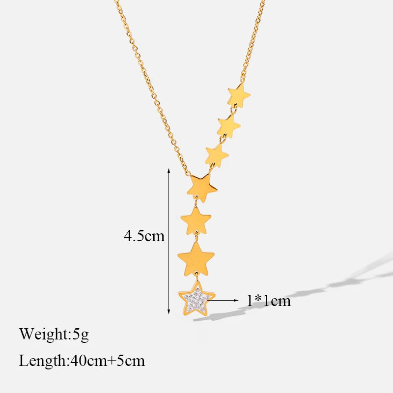316L Stainless Steel Ball Beads Pendant Necklace