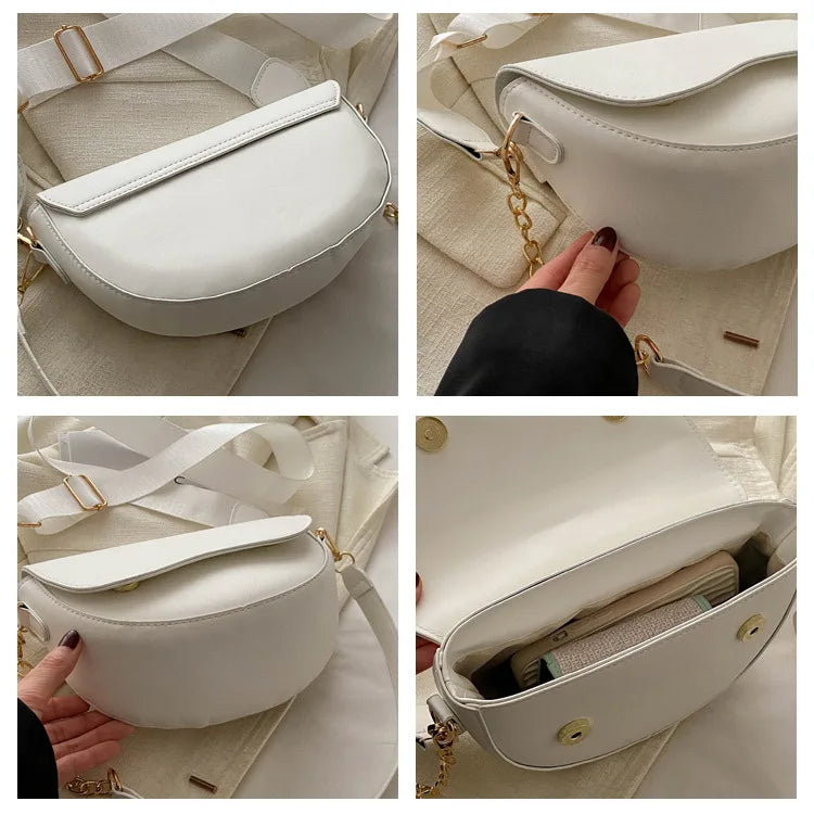 Fashion Double Straps Shoulder Bag