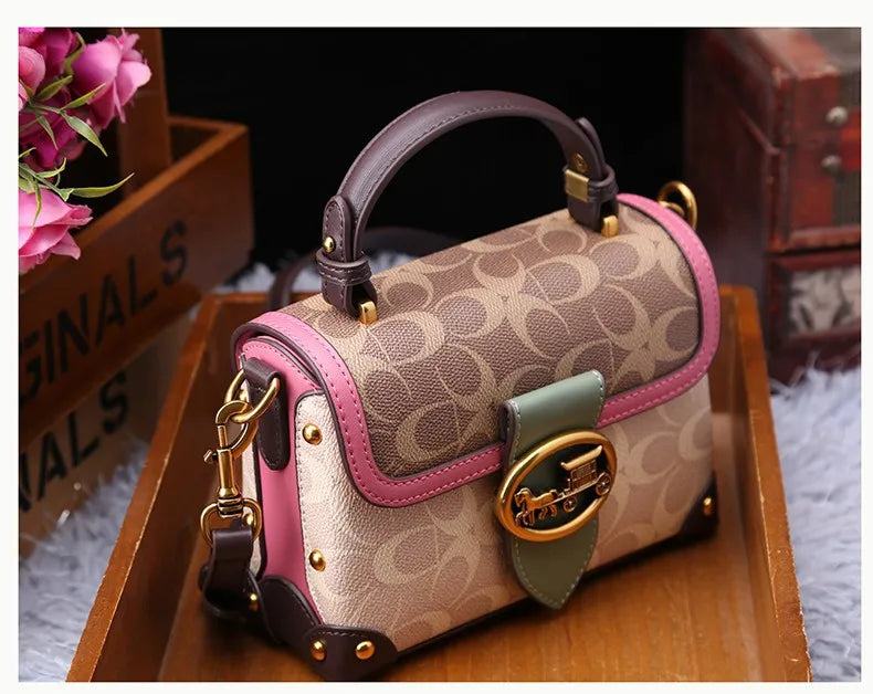 High-end carriage crossbody bag