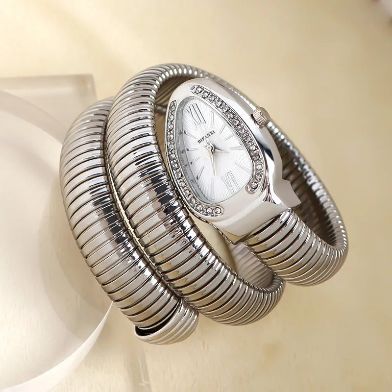 Unique Snake Shaped Watch Women