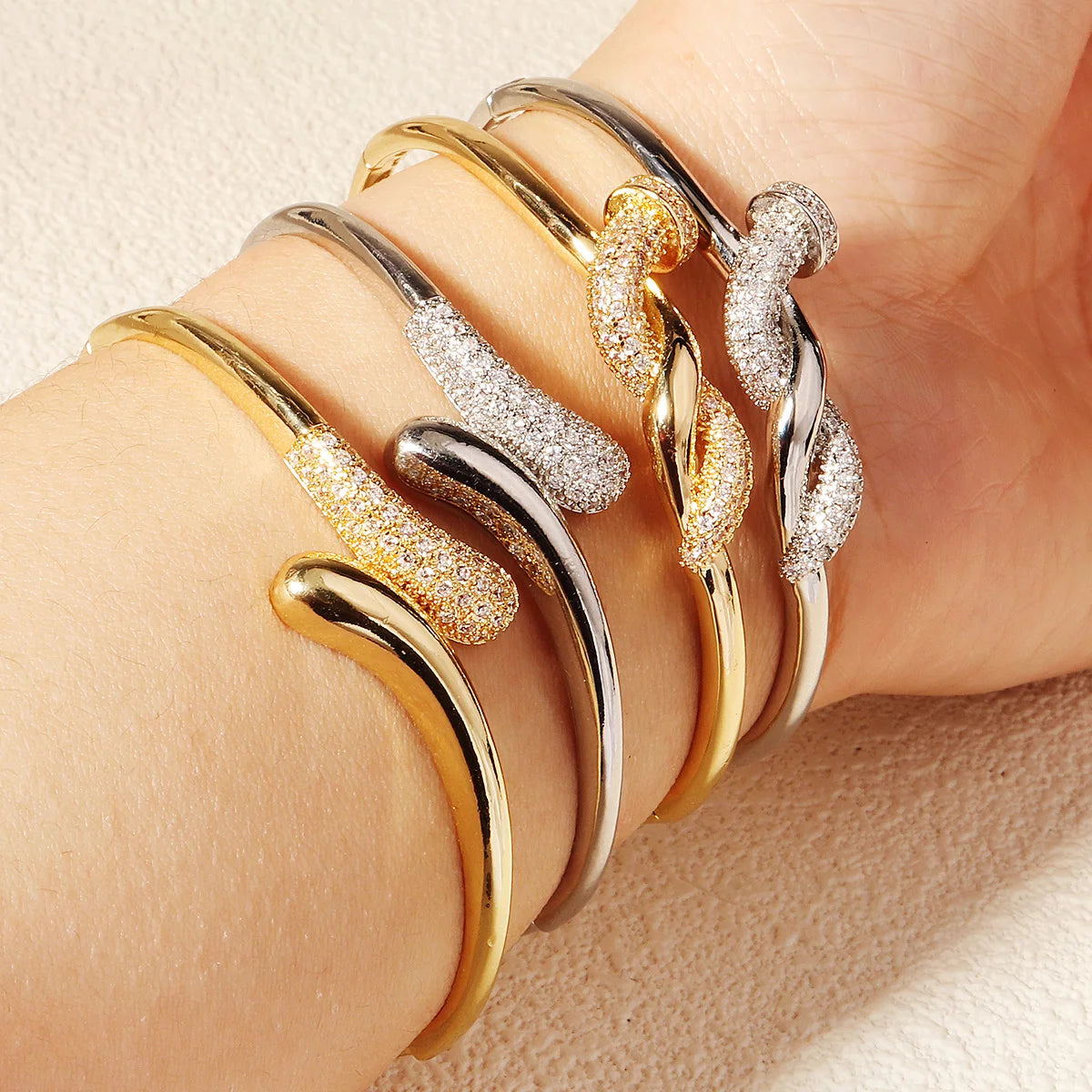Miallo Stainless Steel Spike Bracelet