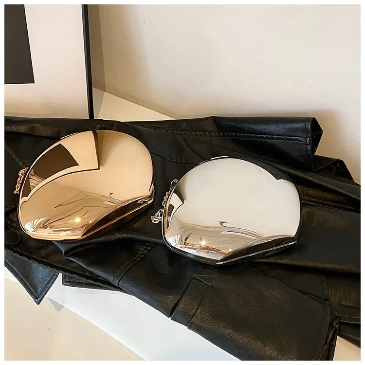 Acrylic Shell Shape Clutch Bag