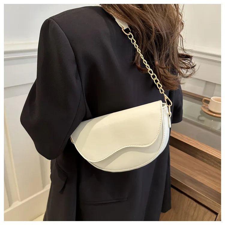 Fashion Double Straps Shoulder Bag