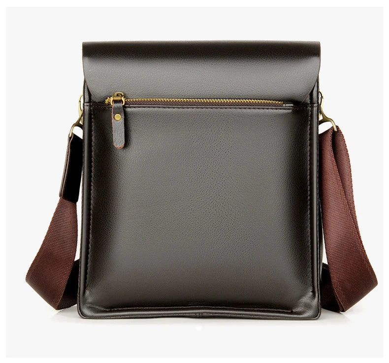 Luxury Leather Messenger Bag