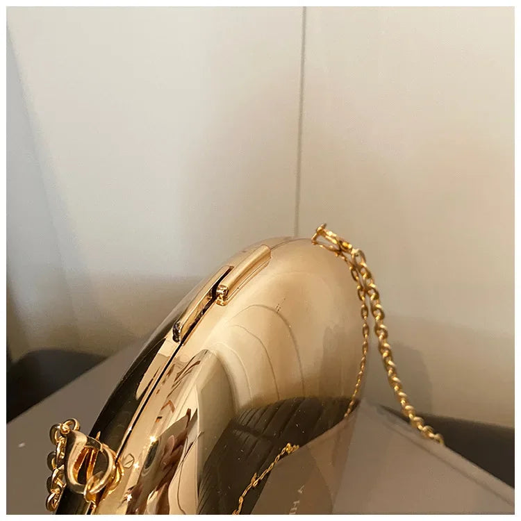 Acrylic Shell Shape Clutch Bag