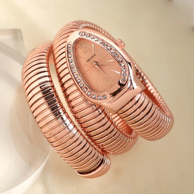 Unique Snake Shaped Watch Women