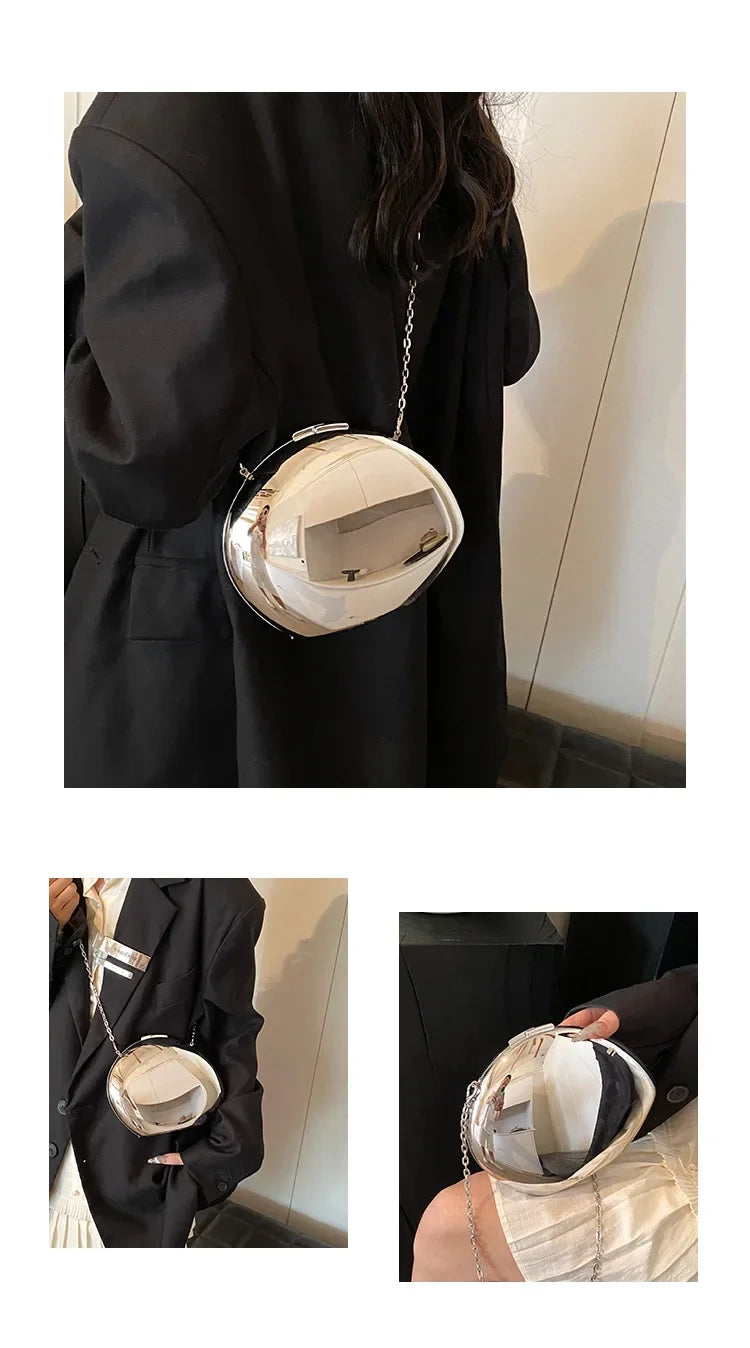 Acrylic Shell Shape Clutch Bag
