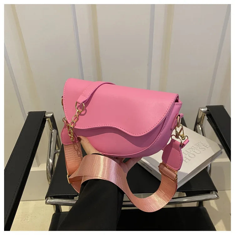 Fashion Double Straps Shoulder Bag