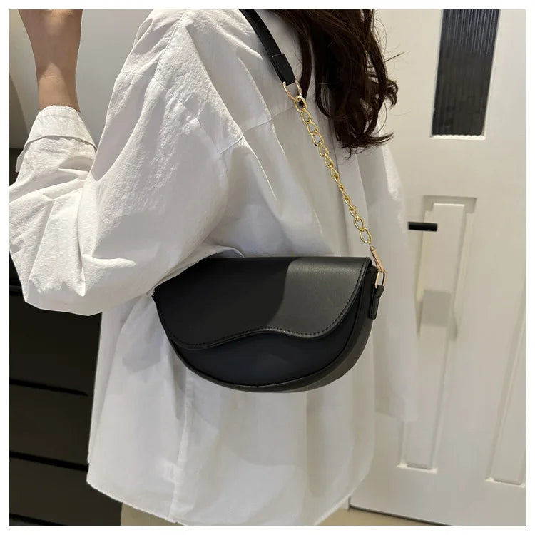 Fashion Double Straps Shoulder Bag