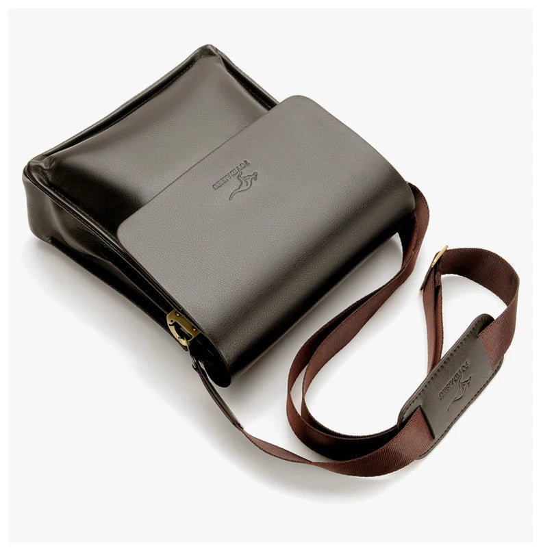 Luxury Leather Messenger Bag