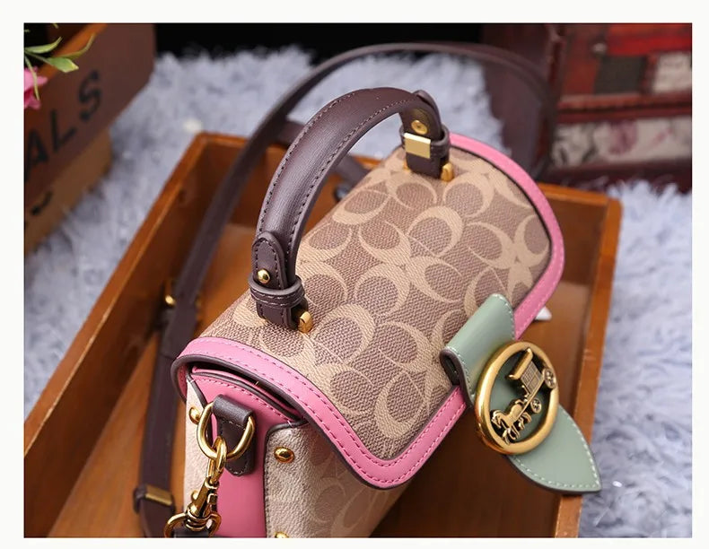 High-end carriage crossbody bag