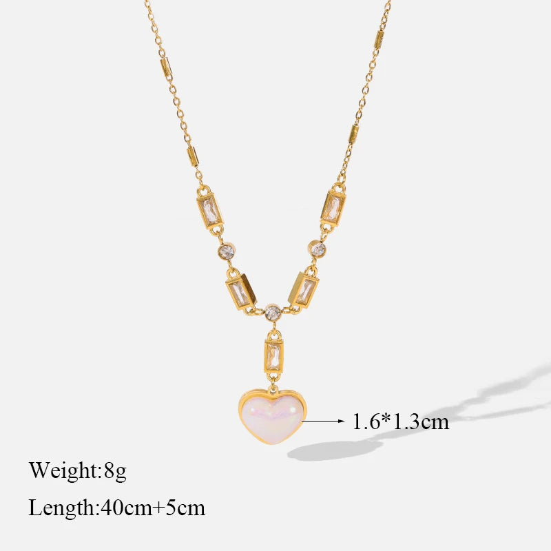 316L Stainless Steel Ball Beads Pendant Necklace