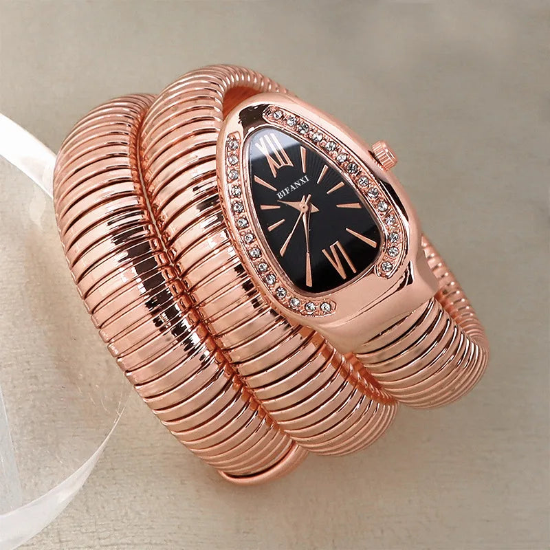 Unique Snake Shaped Watch Women