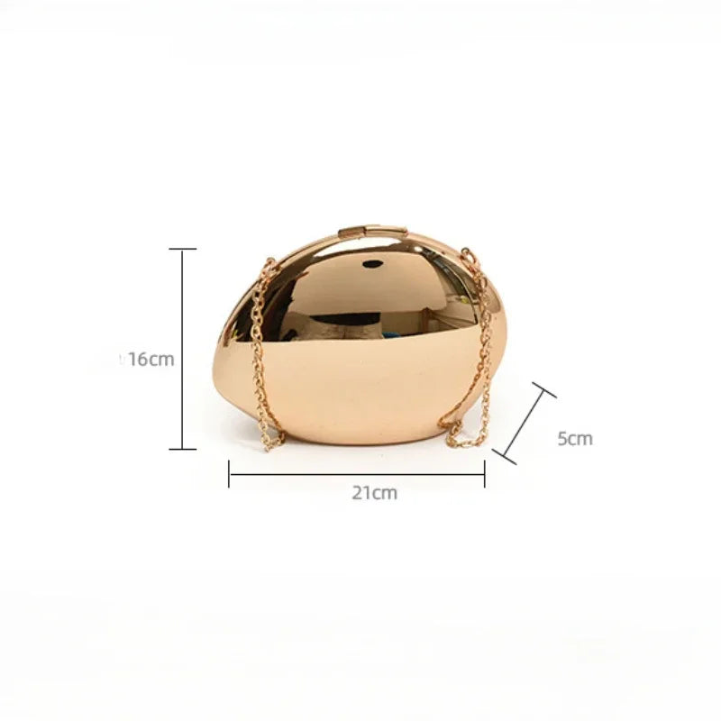 Acrylic Shell Shape Clutch Bag