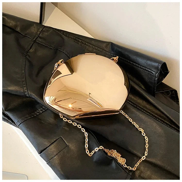 Acrylic Shell Shape Clutch Bag
