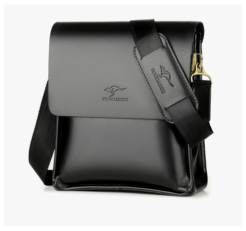 Luxury Leather Messenger Bag