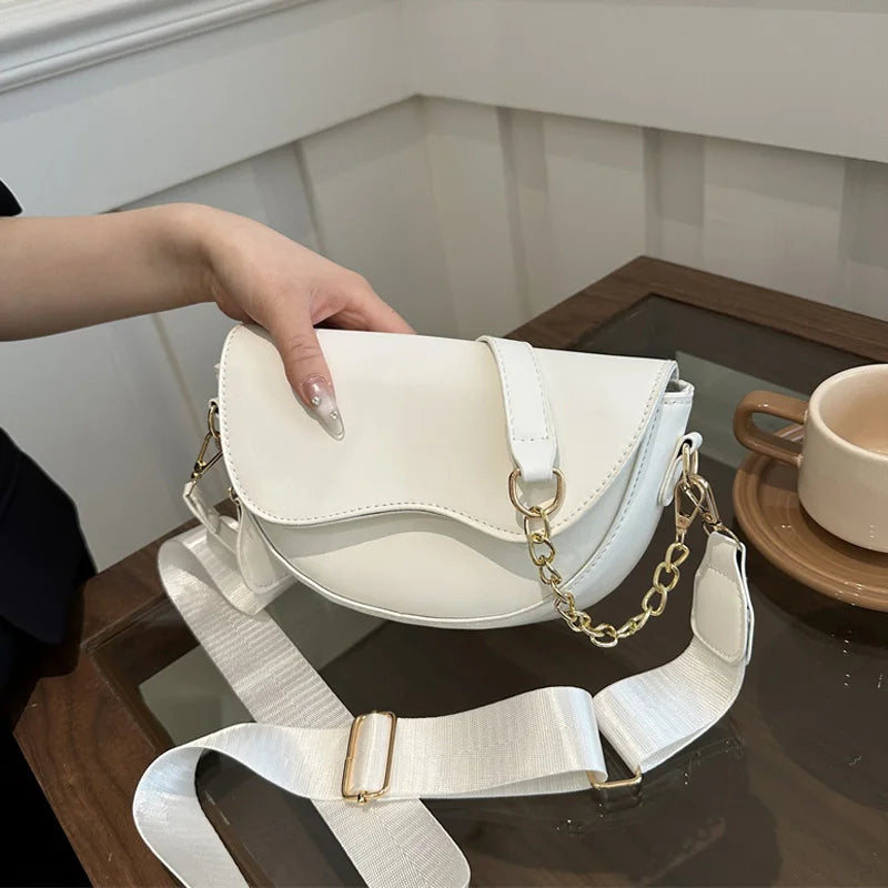 Fashion Double Straps Shoulder Bag