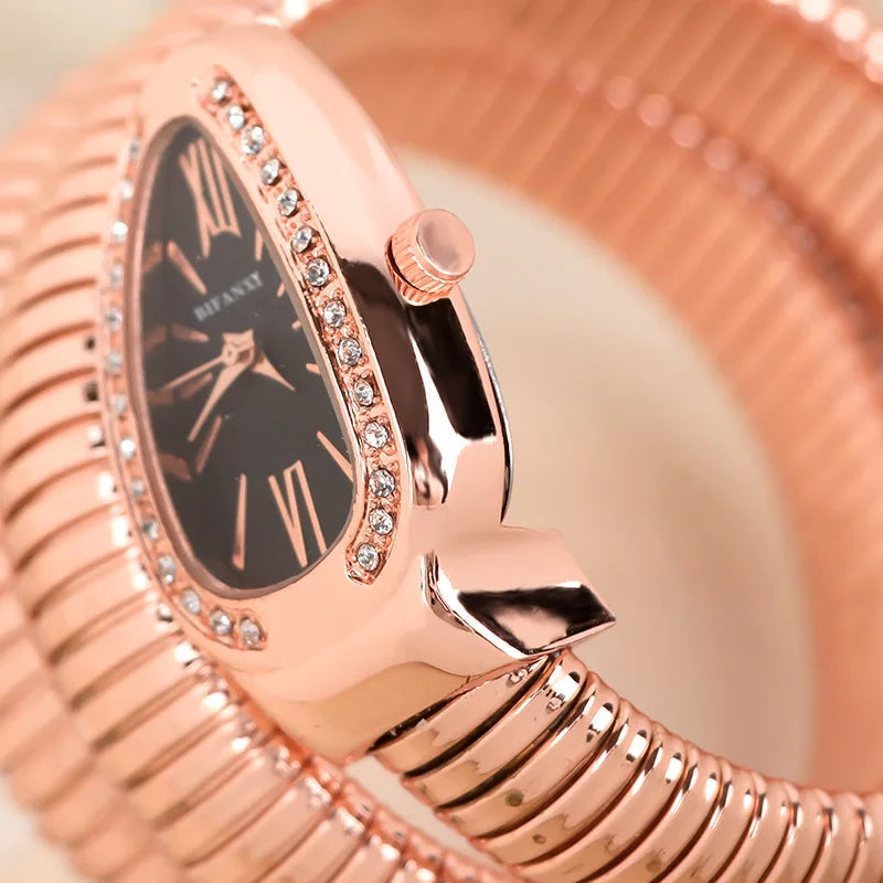Unique Snake Shaped Watch Women