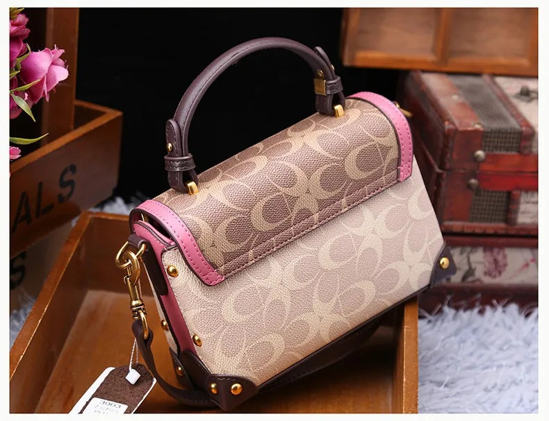 High-end carriage crossbody bag