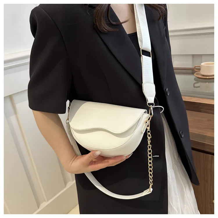 Fashion Double Straps Shoulder Bag