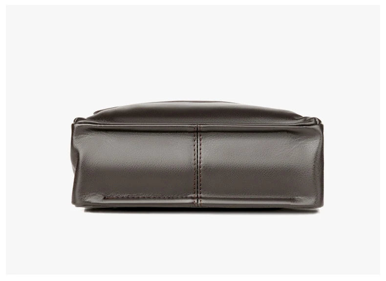 Luxury Leather Messenger Bag
