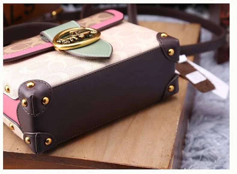 High-end carriage crossbody bag