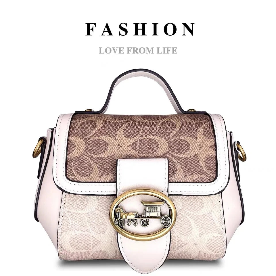 High-end carriage crossbody bag