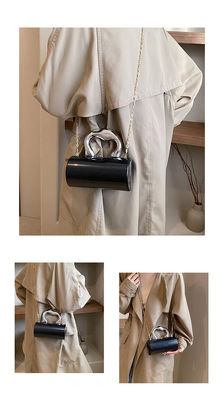 Cylinder Mini Evening Bag