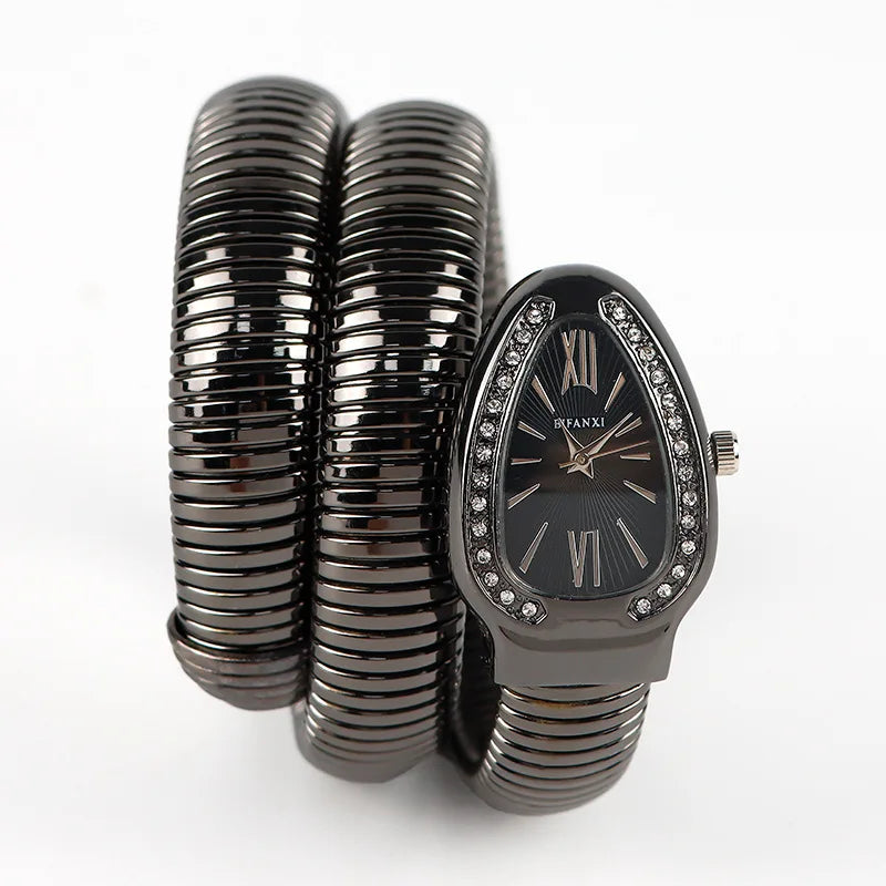 Unique Snake Shaped Watch Women