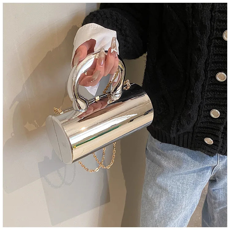 Cylinder Mini Evening Bag