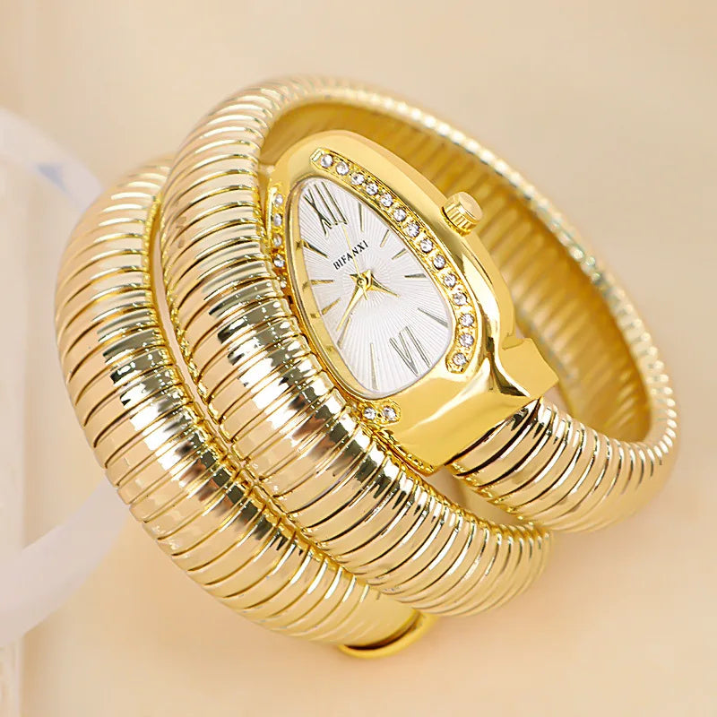 Unique Snake Shaped Watch Women