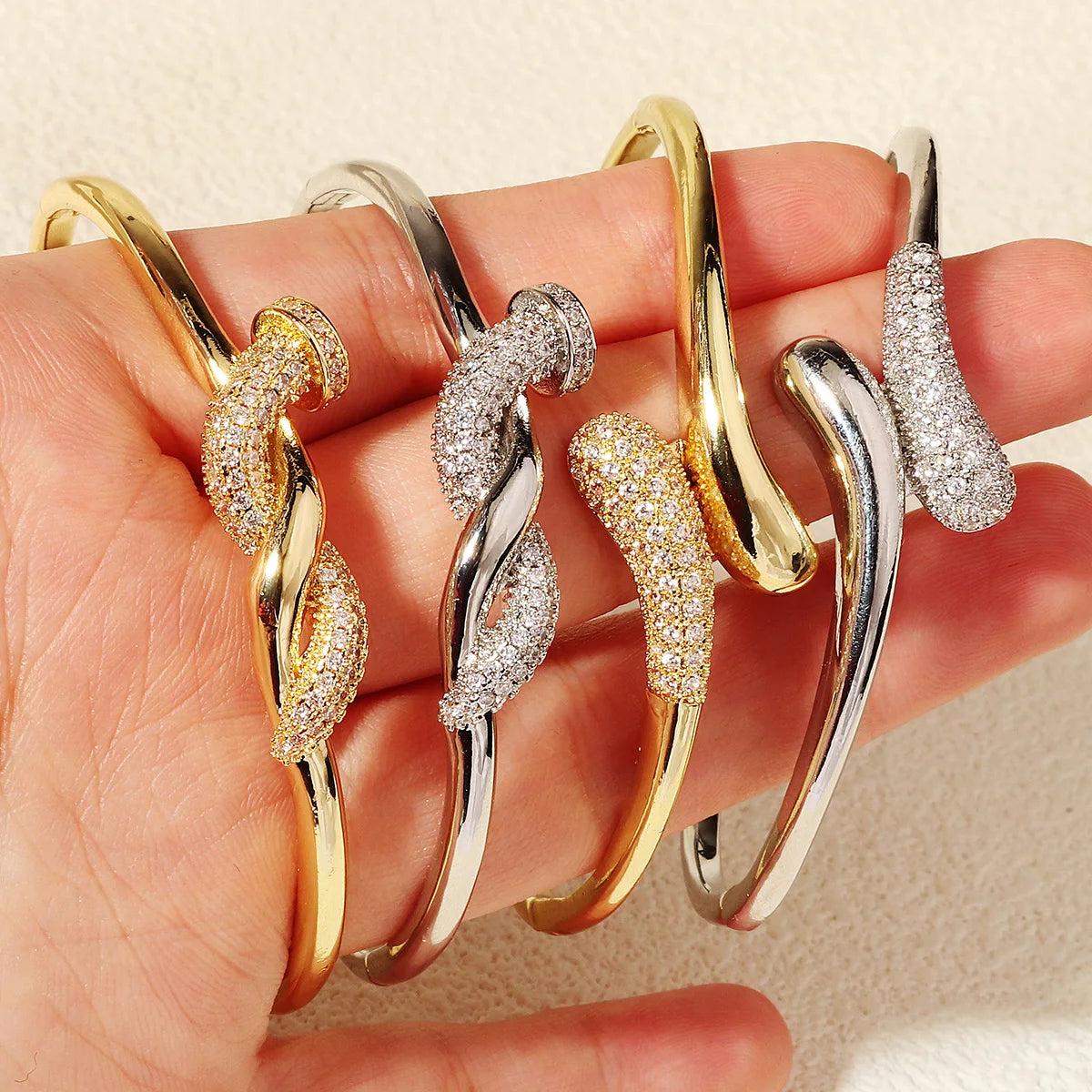 Miallo Stainless Steel Spike Bracelet
