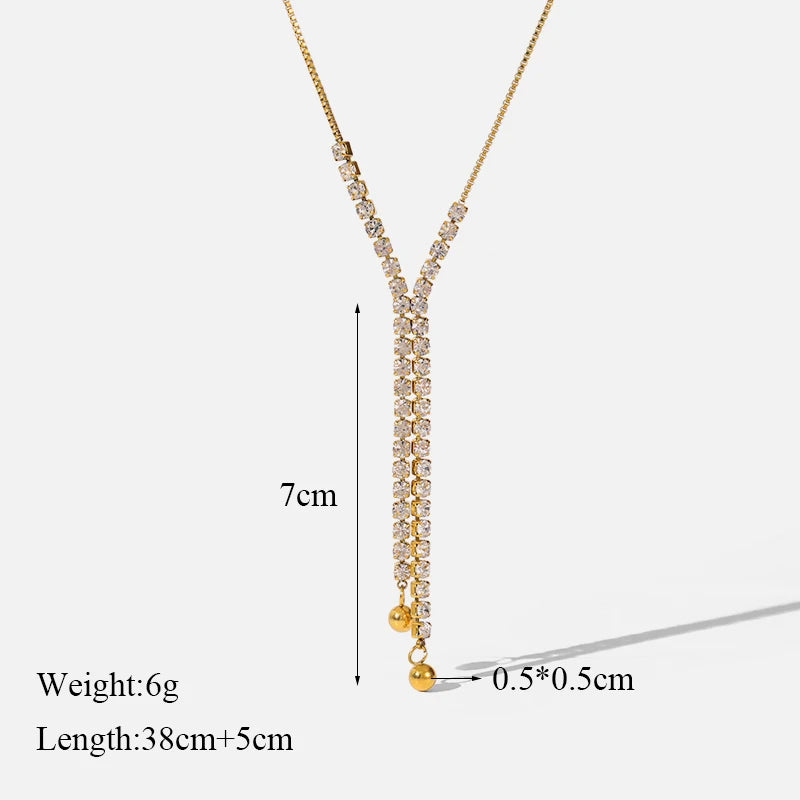 316L Stainless Steel Ball Beads Pendant Necklace