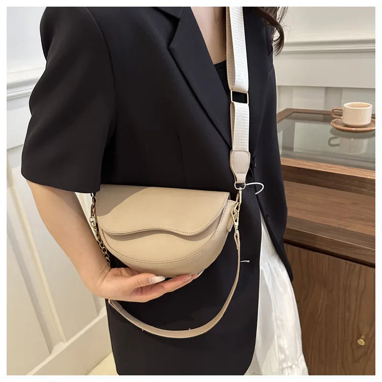 Fashion Double Straps Shoulder Bag