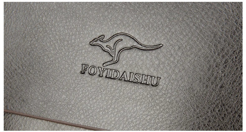 Luxury Leather Messenger Bag