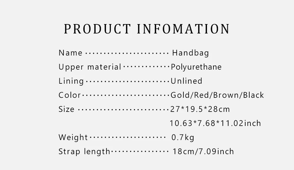 Large Capacity Women's Handbag