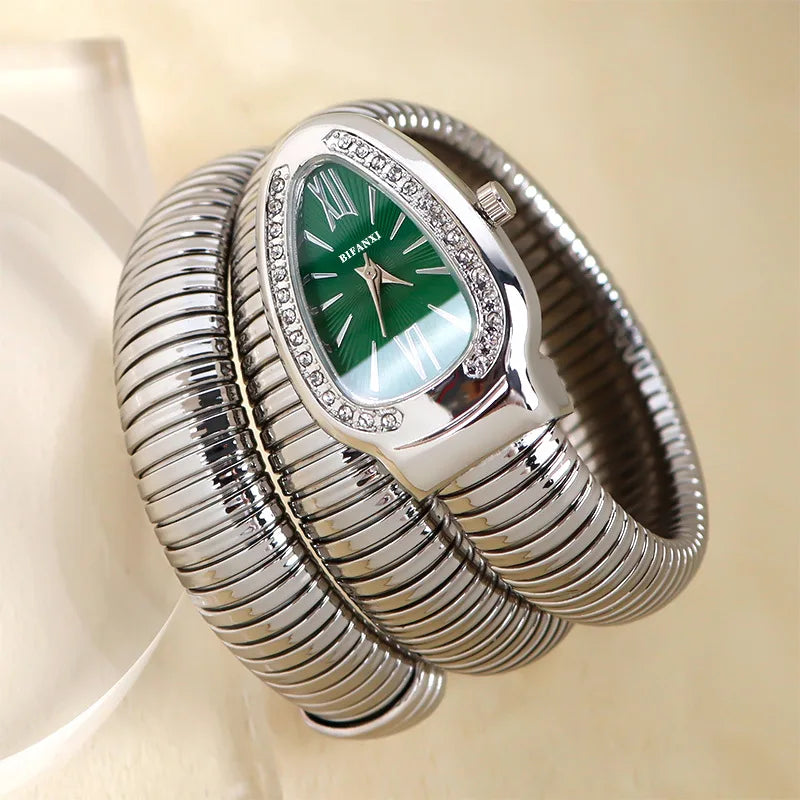 Unique Snake Shaped Watch Women