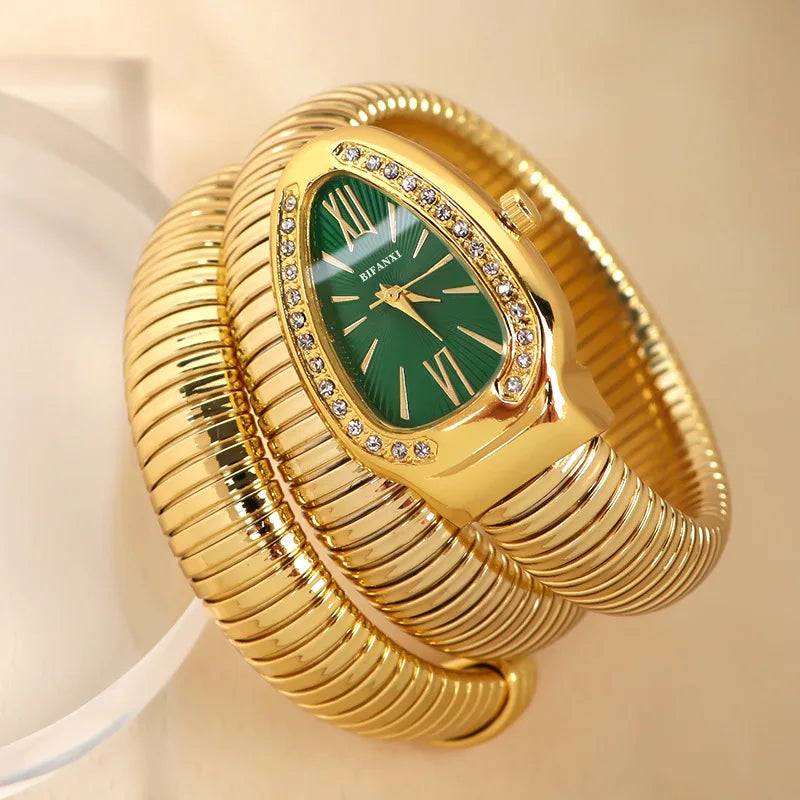Unique Snake Shaped Watch Women