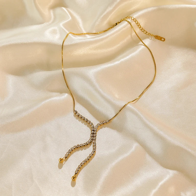 316L Stainless Steel Ball Beads Pendant Necklace