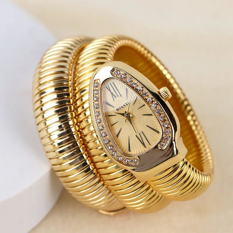 Unique Snake Shaped Watch Women